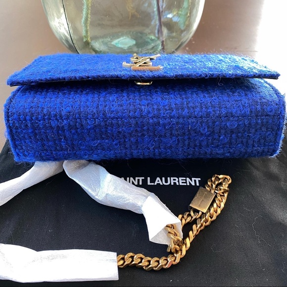❌❌SOLD New Saint Laurent Tweed Kate Monogram Bag - Picture 7 of 9